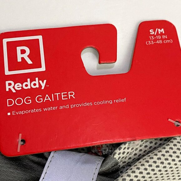 Reddy Dog Gaiter Neck Cooling Evaporates Water S/M 13”-19” Grey - Picture 7 of 7